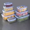 Refrigerator Preservation Storage Box Drain Basket Storage Containers Sealed Box Vegetable And Fruit Drain Box Organizer 5