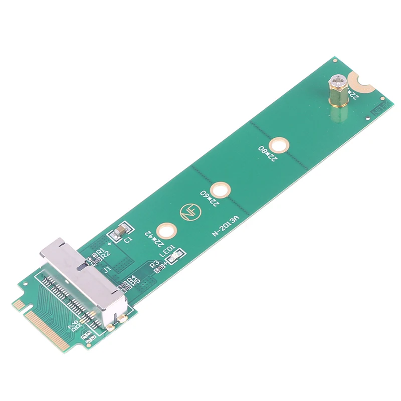 1 шт. для MacBook Air Pro 12 + 16 контактов SSD на M.2 Key M (NGFF) PCI-e адаптер преобразователь карты для ПК Компьютерные аксессуары C26