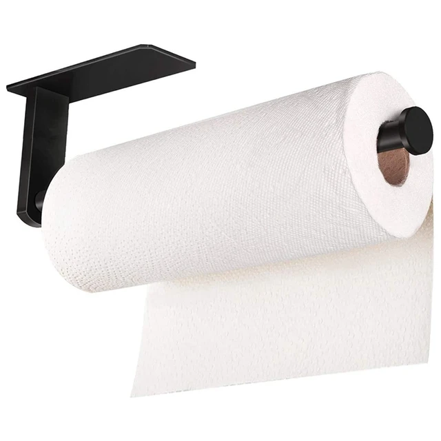 Stainless Steel Towel Paper Dispenser  Stainless Steel Paper Roll Holder -  Black - Aliexpress
