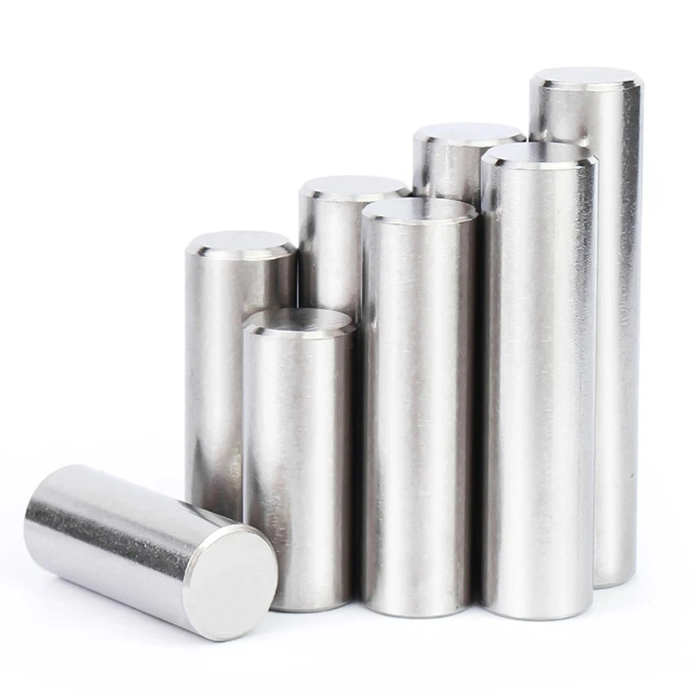 2-50Pcs M1-M10 Cylindrical Pin Locating Dowel 304 Stainless Steel Fixed Shaft Solid Rod 4-100mm cylindrical locating dowel pin