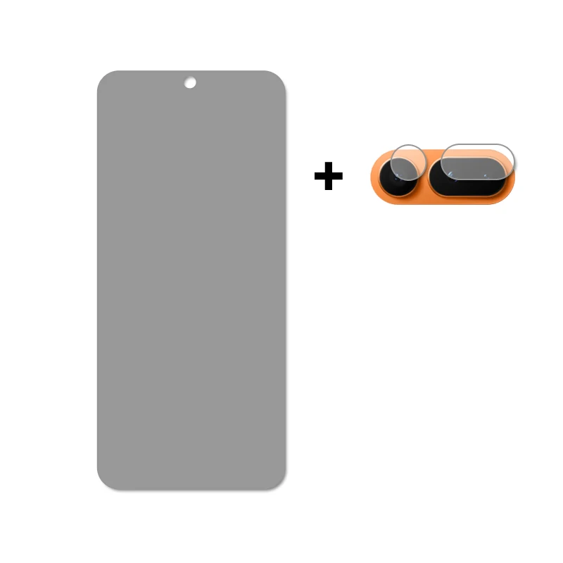 Premium Privacy Tempered Glass Screen and Camera Protector