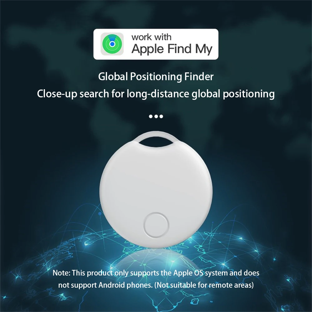 

GPS-локатор Apple Find My APP ITag, смарт-трекер, устройство против потери, мини-видоискатель, глобальное позиционирование для домашних животных, детей, пожилых, новинка