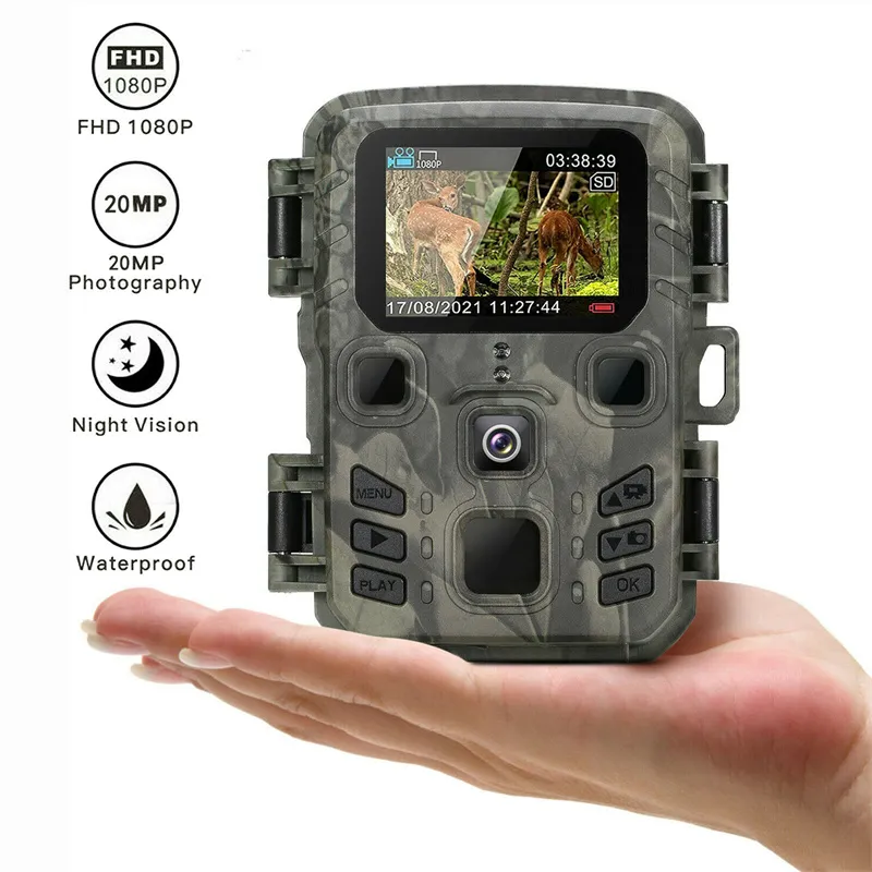SUNTEK Mini Hunting Trail Camera Wildlife 20MP 1080P Scouting Cam Night Vision 6 