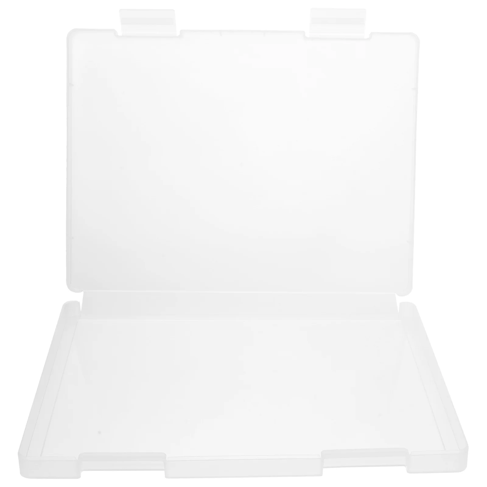 

Scrapbook Transparent File Box Protector Magazine Storage Portable Paper Photo Containers White Document Case Useful Boxes