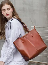  Cow Genuine Leather Ladies Shoulder Bags Big Women Leather Handbags Female Totes Hand Bags Designer Luxury Famous Brand Bag 2022 