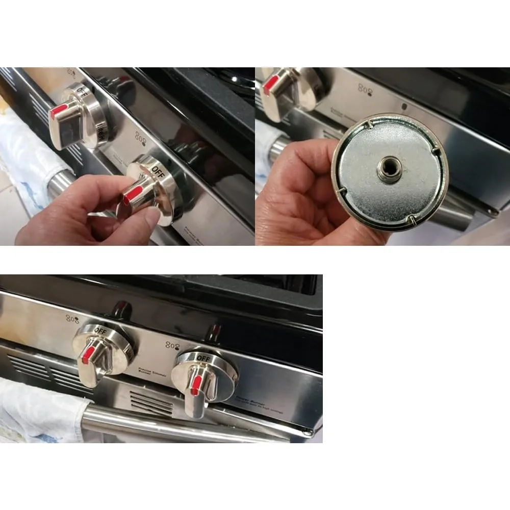 DG64-00473A Top Burner Oven Control Rotary Gas Stove Knob Replacement Kit NX58F5700WS NX58H5600SS NX58H5650WS NX58J7750SS