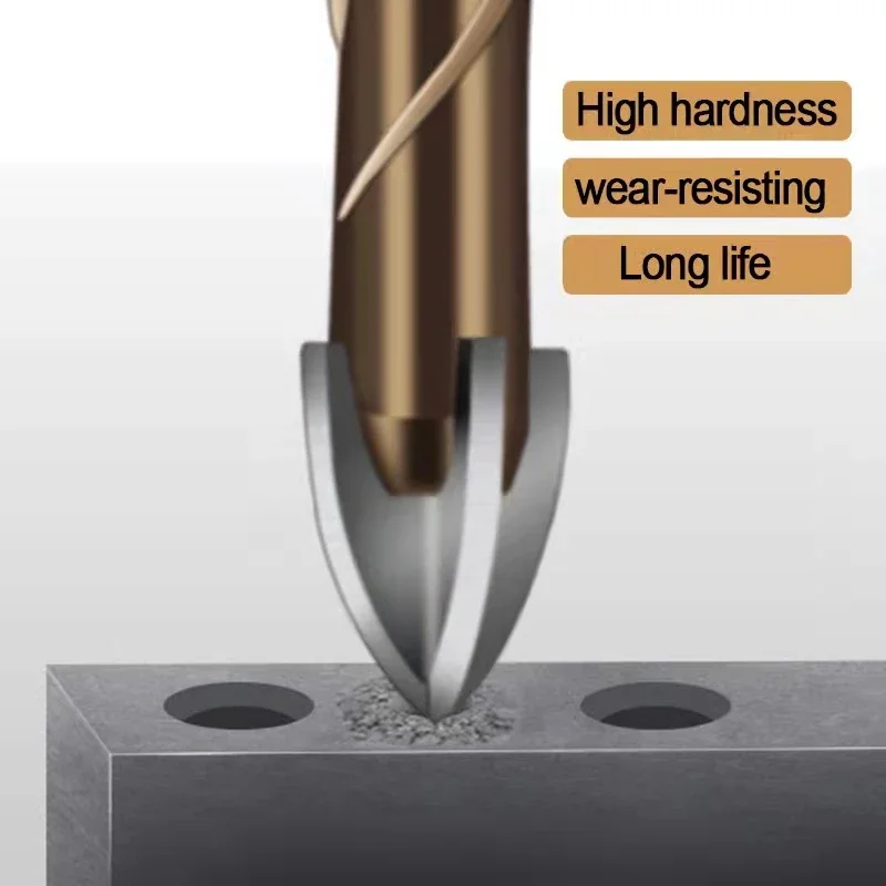 Cross Hex Tile Bits Glass Ceramic Concrete Hole Opener Alloy Triangle Drill Sizes 3/4/5/6/7/8/10/12 mm JUSTINLAU drill bit set,drill bits,drill bit,screwdriver bit set,woodworking drill bits
