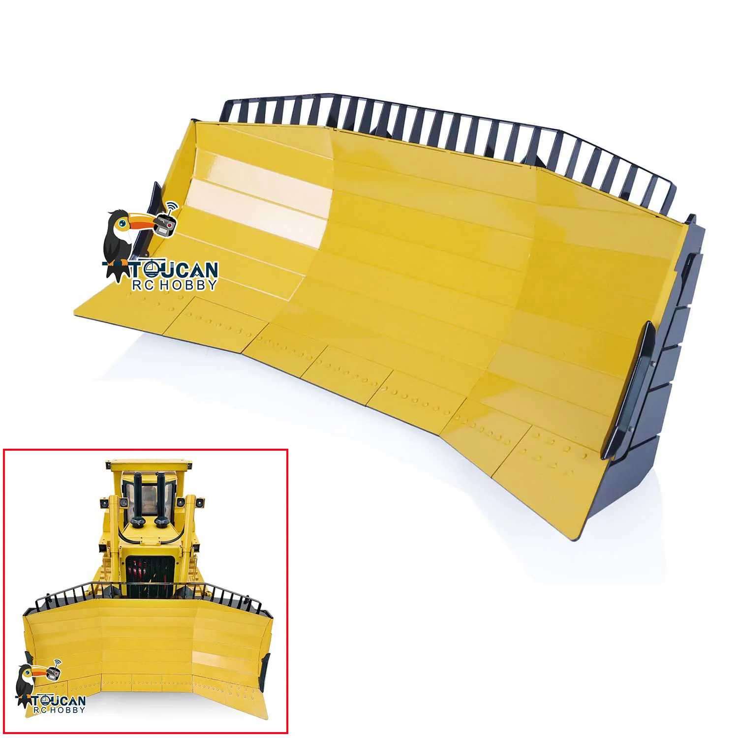 

D9T JDMODEL 1/14 Metal Blade for JDM-98 Dozer DXR2 RC Hydraulic Bulldozer DIY Painted Model Upgraded Accessory TH22895