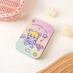 Cartoon Decorative Tin Storage Box for Jewelry, Candy, Coins, and Small Items (Astronaut girl)