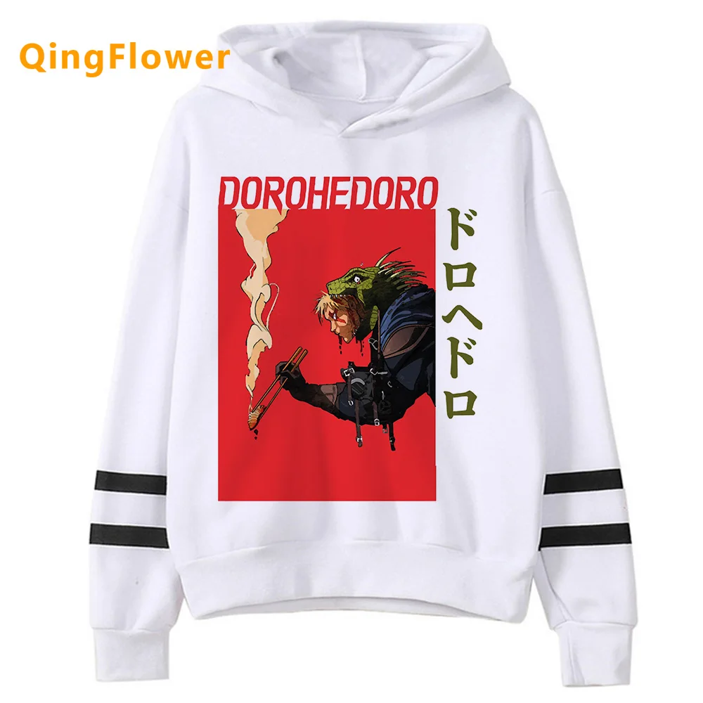 Dorohedoro Felpe Con Cappuccio Donna Anime Harajuku Vintage Stile Coreano Hoddies Camicia Con Cappuccio Donna Stile Coreano Cappuccio