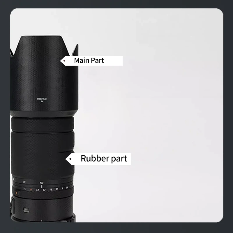 Description Picture 3 of itemFor Fujifilm GF 100-200mm F4 Camera Lens Skin Fujifilm 100 200mm Skin Anti-scratch Camera Lens Sticker protective film