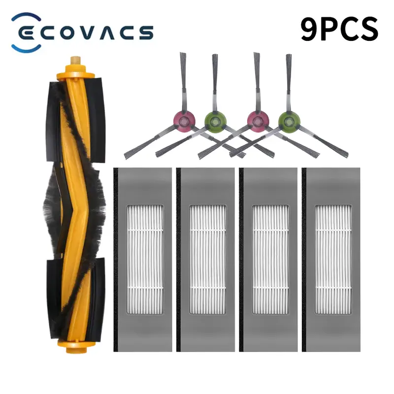 ECOVACS Deebot T8 AIVI T9 AIVI N8 Pro AIVI N9 N10 N10 Plus Accessories Main brush, side brush, filter, dust bag,Hepa Filter - Image 24