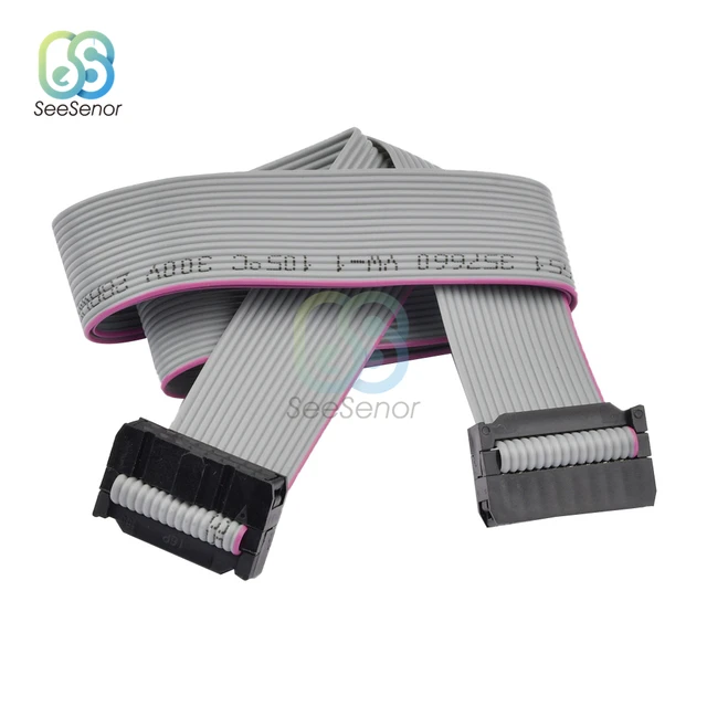 Cavo Nastro 10 Pin 2.54mm - 66cm Tipo C Per Fotocamere E Computer, Colore Grigio