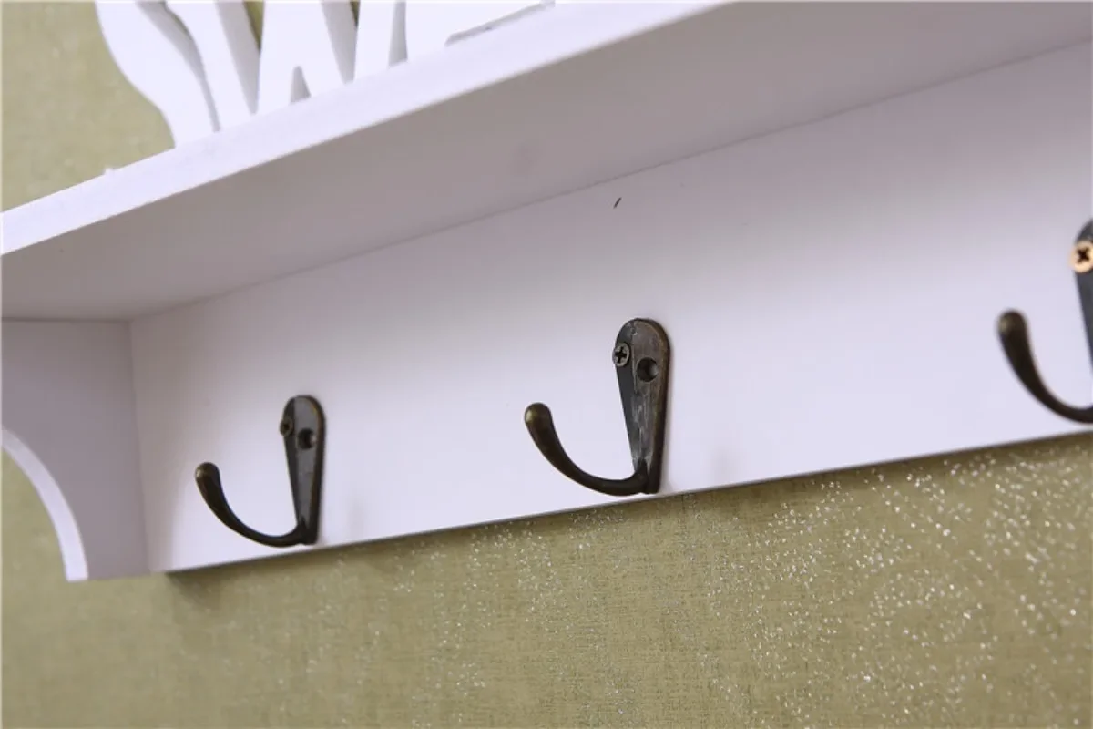 Sweet Home Wall Hooks Key Holder Storage Rack Shelf Kitchen Bathroom Organizer keys holder wall home key holder wall hook rack 6