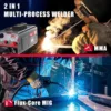 MIG Welder 140Amp, Flux Core MIG Welder/Stick 2 in 1 Welding Machine, Welder Machine 110V With Synergy IGBT Inverter 2