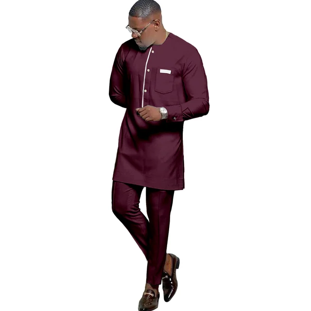 Balogun Long Sleeve Dashiki Outfit - Image 5