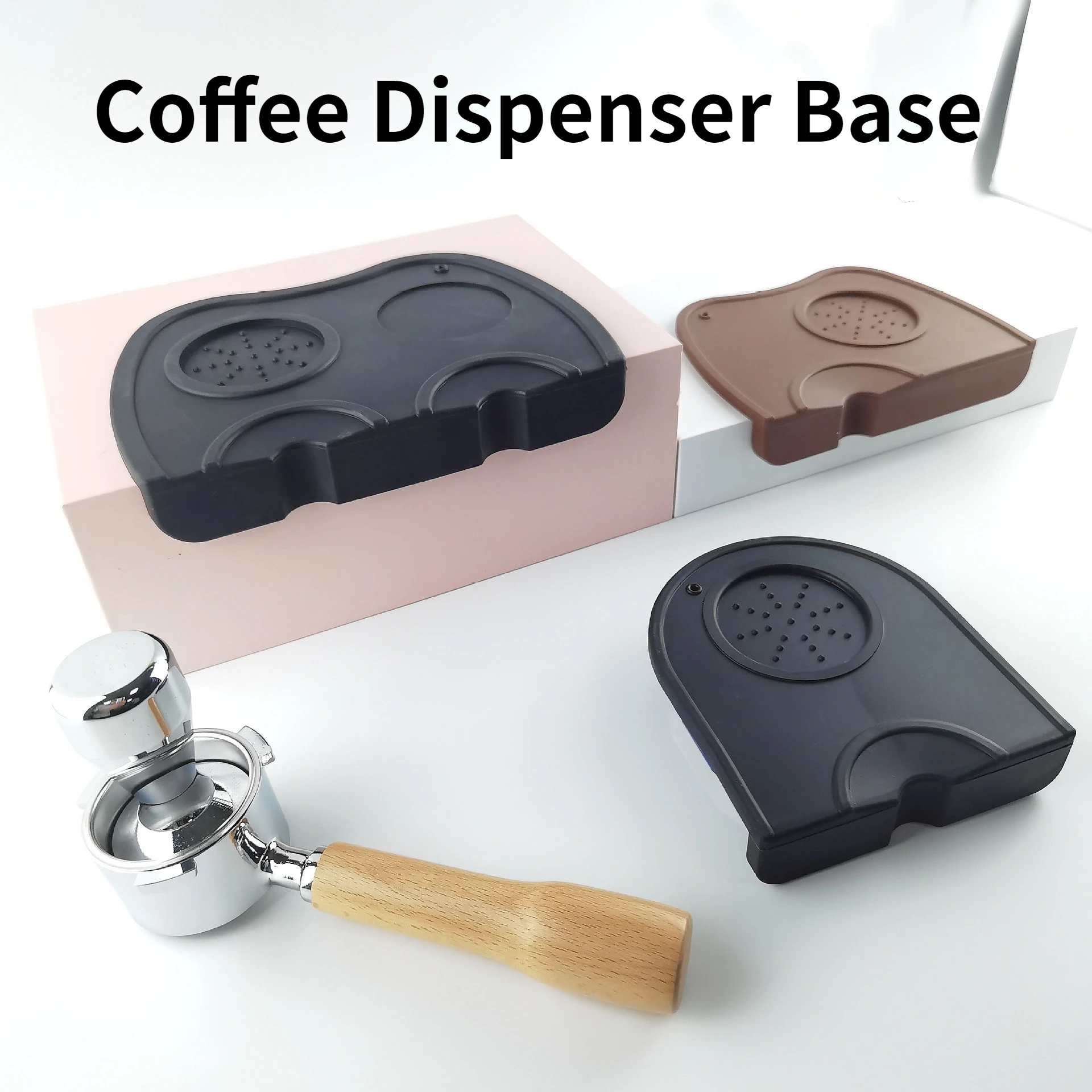 Pressed Powder pad Silicone Coffee Tamper Pad Anti Slip Soft Tamper Mat