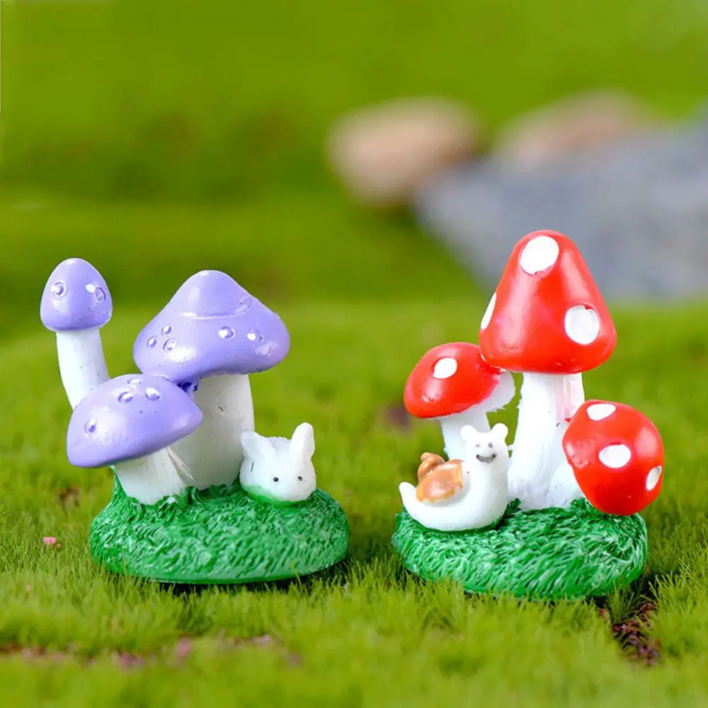 

DIY Assembly Resin Small Ornaments Micro Landscape Ornament Garden Statue Figurine Miniature Craft Figure Potted Decorati A G1A6