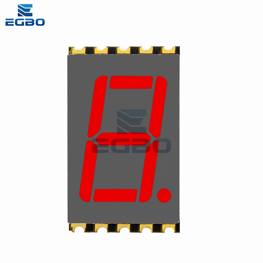 Display LED SMD 6.9x10x3mm 0.2 Pollici Colore Rosso Display LED SMD Catodo con PCB - Image 2