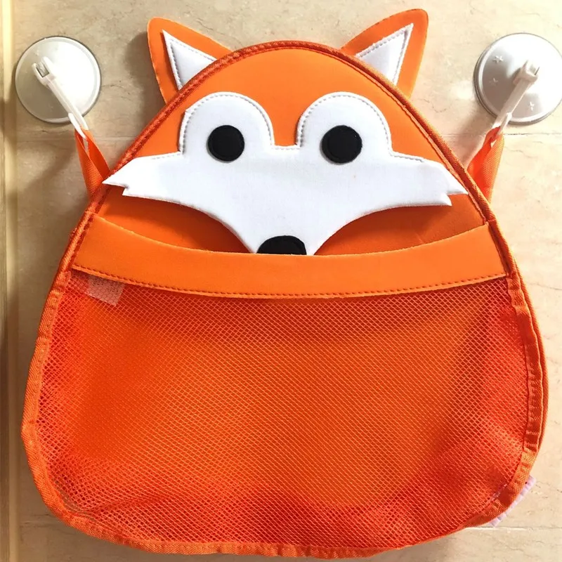 Cartoon Shower Storage Bags Babies And Children Receive Hanging Bags Distribution with Hooks Waterproof Bathroom Mesh Bags