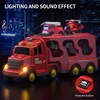 Diecast Carrier Truck Toys Cars Engineering Vehicles Excavator Bulldozer Truck Model Sets Educational Toys For Toddler Kids Gift 3