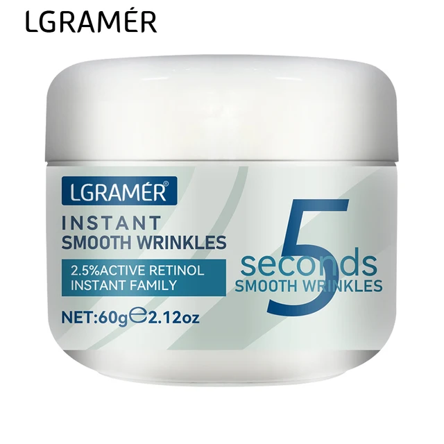 Crème Anti-rides au rétinol en 5 secondes, ligne Anti-vieillissement instantanée, estompe, raffermissant, peau Fine, soin hydratant, Lifting 1