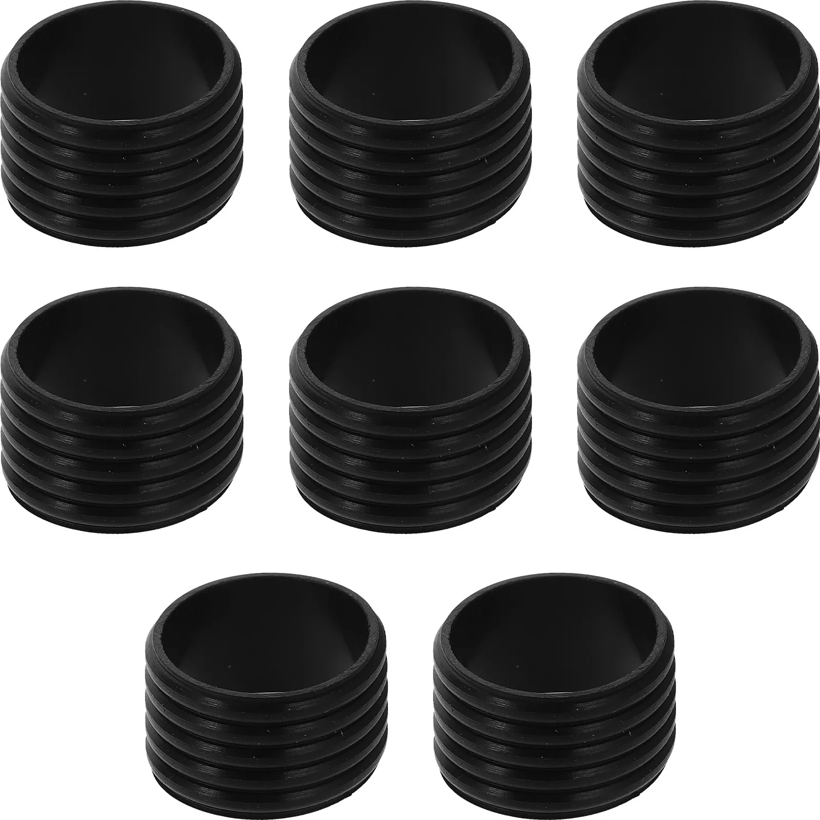 8Pcs 컴팩트 라켓 그립 링 재사용 가능한 실리콘 테니스 오버 그립 링 테니스 배드민턴 라켓용 편리한 교체 가능