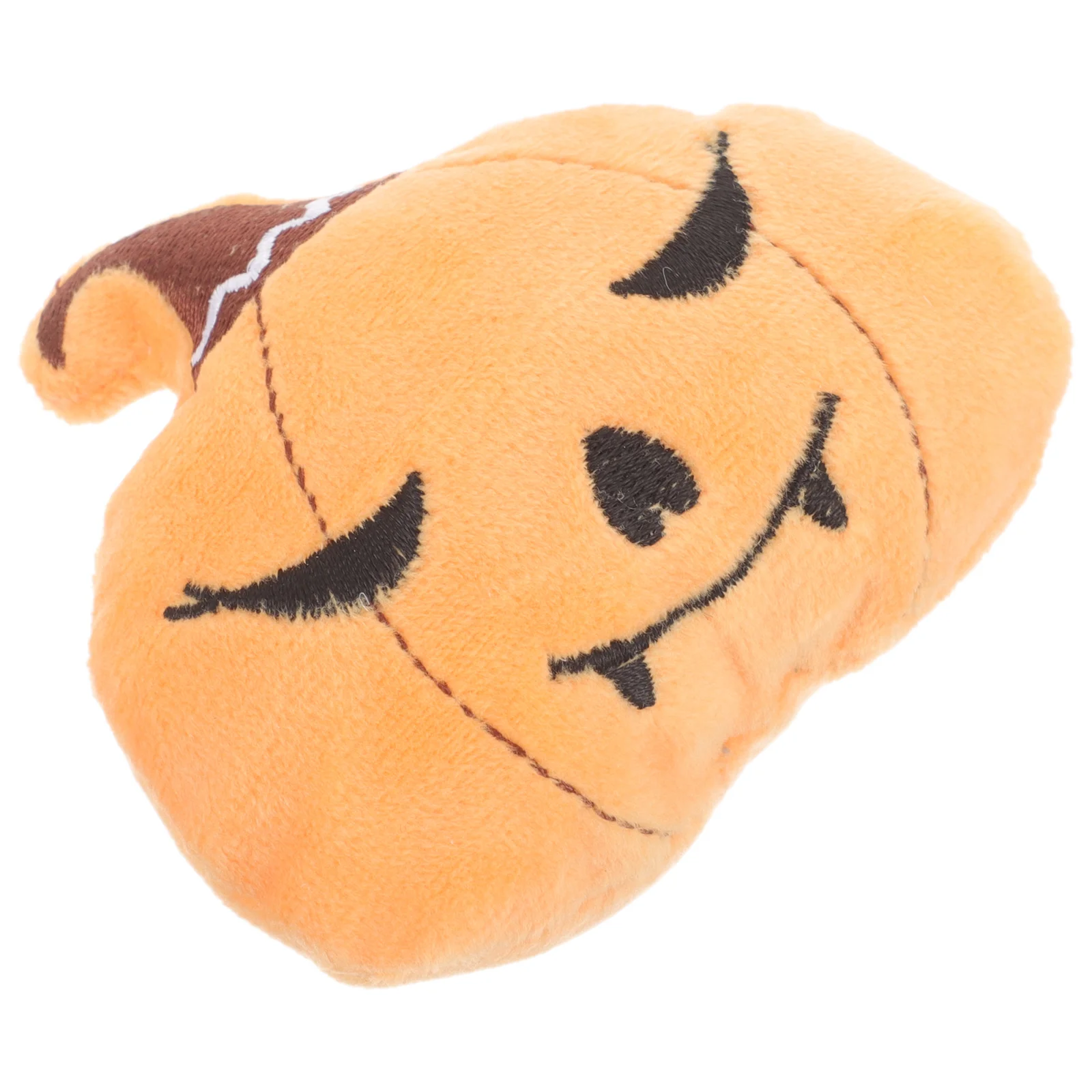 

Halloween Themed Pet Teething Toy Pumpkin Shaped Cat Plaything Plush Pet Catnip Toy
