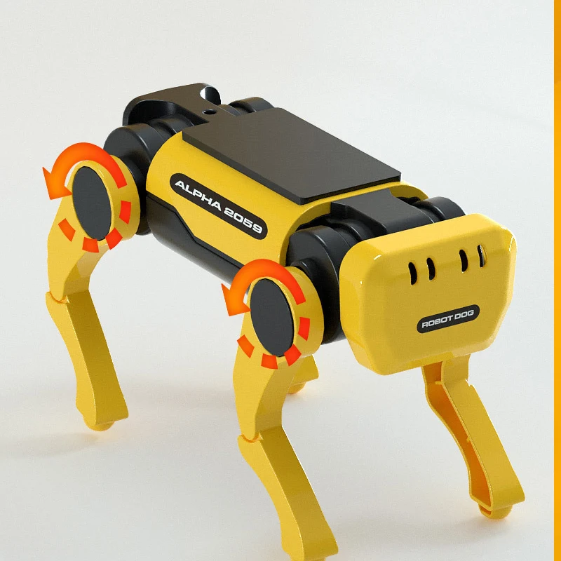 Solar Powered Electric Machine Dog Toy Children's Assembled Toy Boys' Puzzle And Creative Robot Cultivating Hands-on Ability New