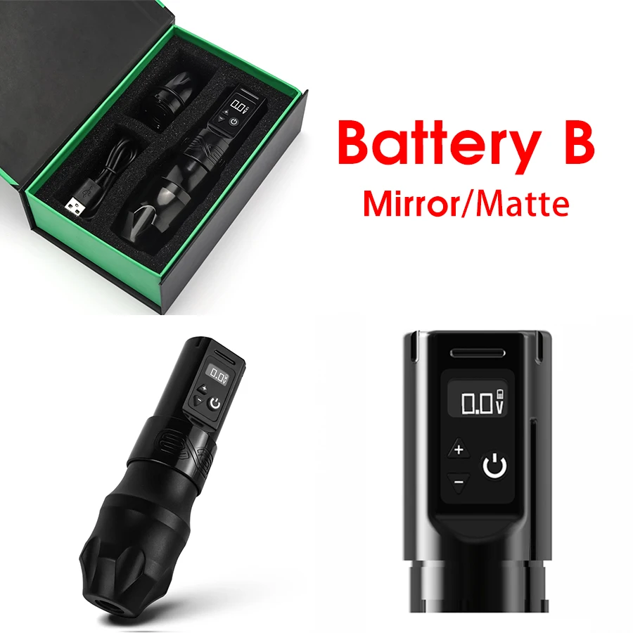 Batteria per tatuaggi wireless per macchinetta per tatuaggi Batterie di ricambio con uscita stabile Accessori per attrezzature per tatuaggi professionali - Image 2