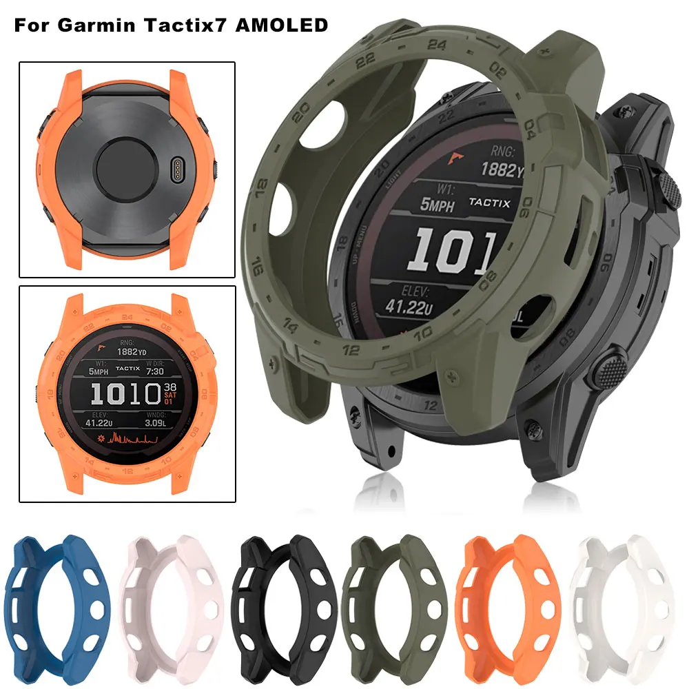 

Защитный чехол из ТПУ для умных часов Garmin Tactical x 7 Amoled, защитный бампер, защитная рамка для Garmin Tactical X7