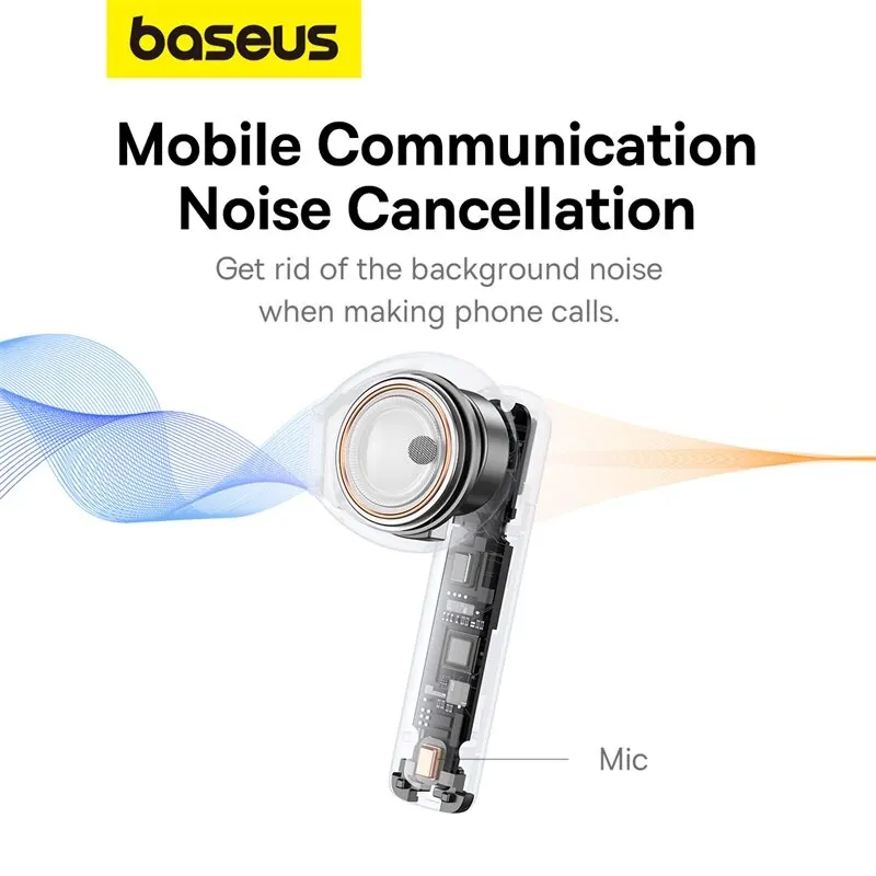 Baseus Bowie W2i 무선 이어폰 블루투스 5.3 헤드폰 35H 긴 배터리 수명 2 마이크 ENC HD 통화 TWS 이어폰 스포츠 이어폰