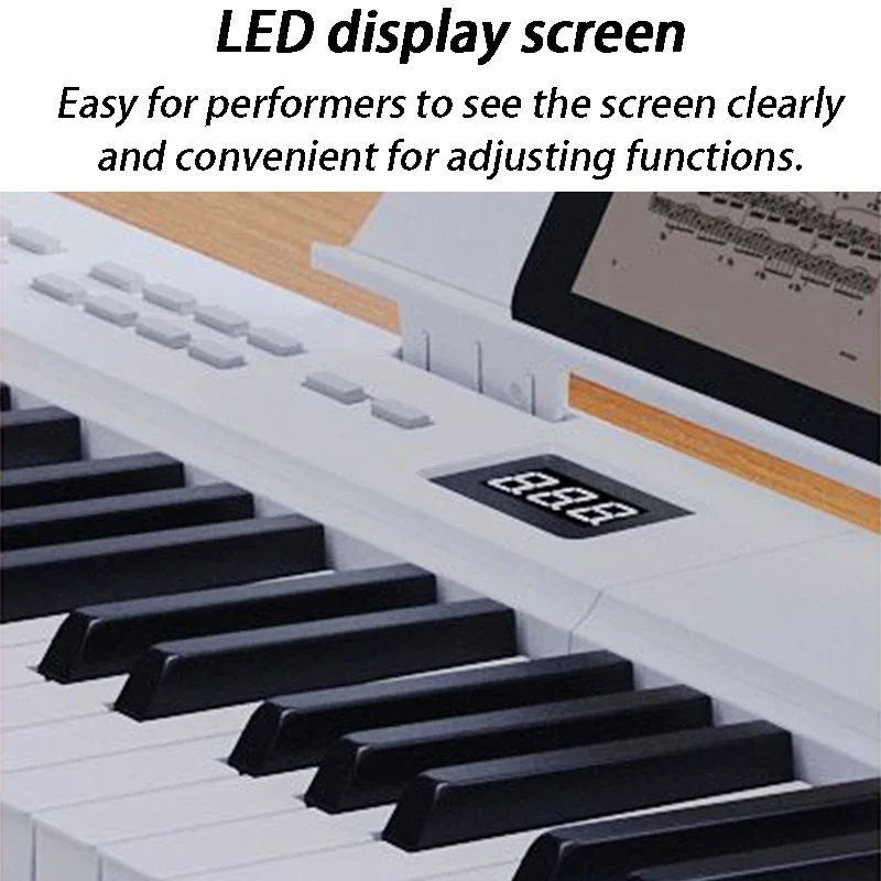 Electronic musical instrument 88 key folding electronic organ portable strength keyboard for children beginner professional
