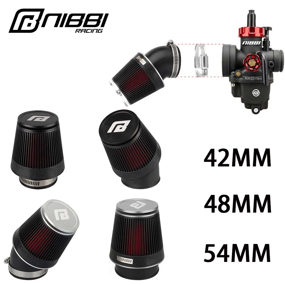 Air Filter Motorcycle Air Filter 42mm 48mm 54mm Mushroom Head Motorcycle Carburetor Air Filter Cleaner