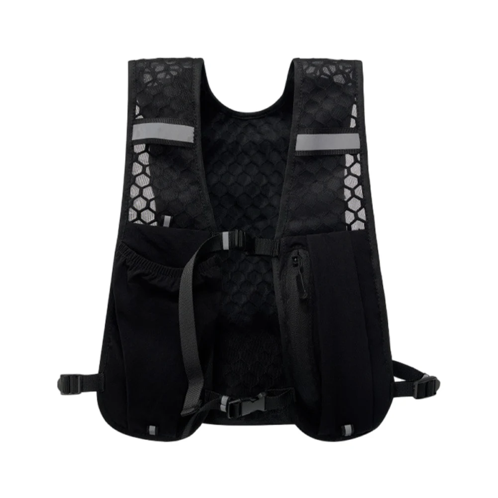 Outdoor Lightweight Hydration Vest Breathable Running Vest Bag Waterproof Water Bottle Storage Backpack Camping Sports Backpack