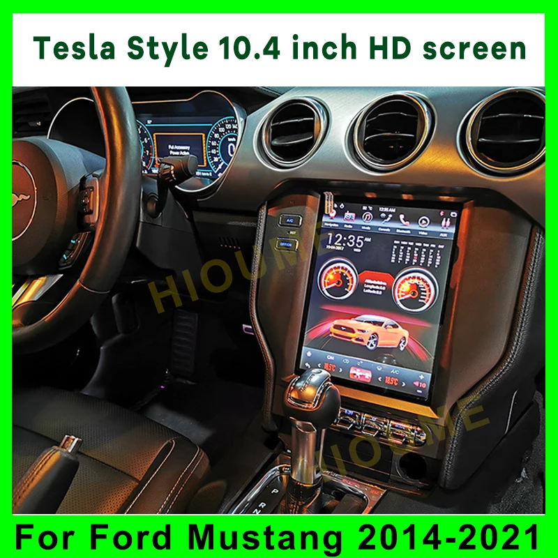 

10.4" Android Car GPS Navigation Tesla Style Vertical Screen For Ford Mustang 2014-2021 Auto Radio Stereo Multimedia DVD Player