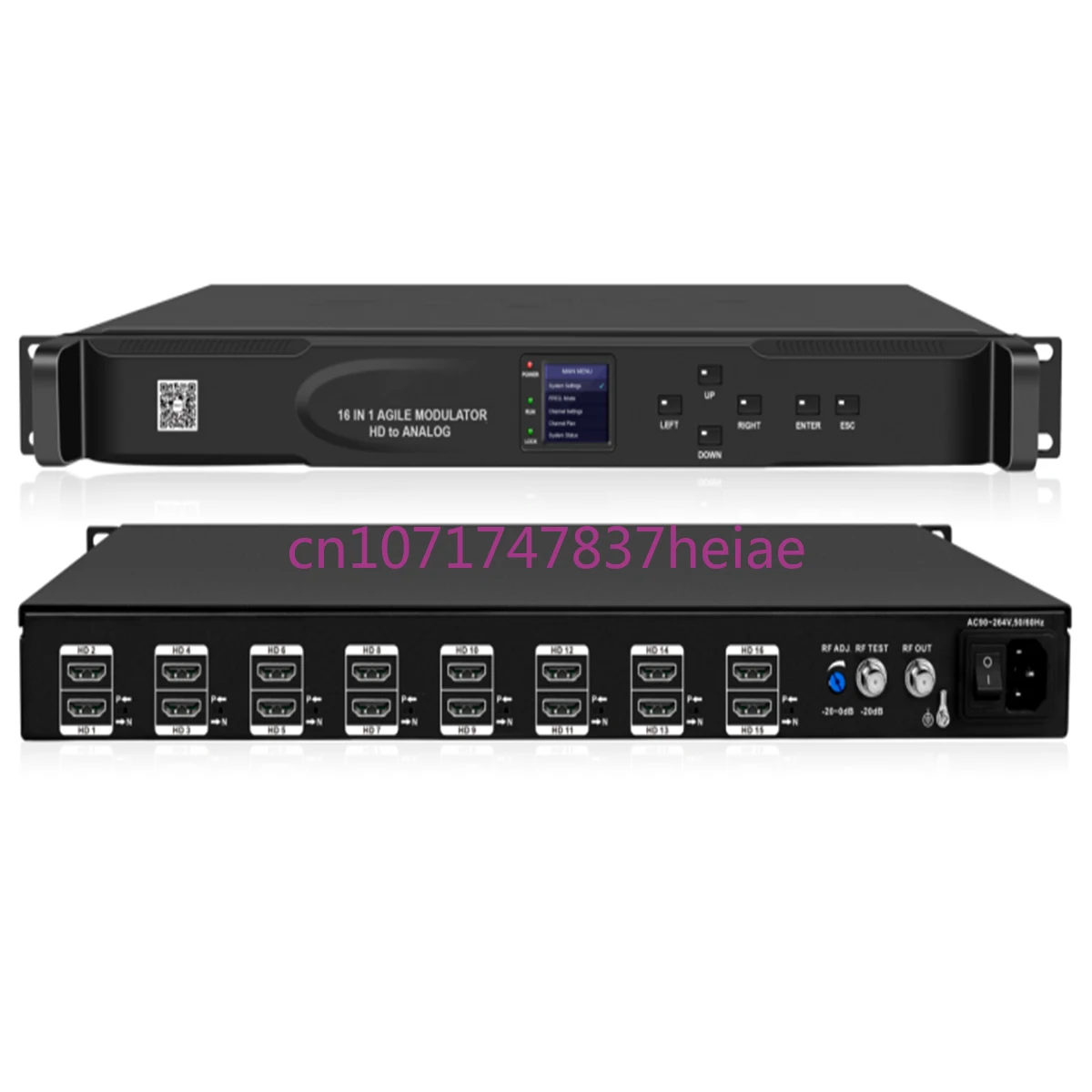 16-Kabel Kanapolowy Tv Zwinny Modulatore Analogico, Hdmi A Rf, Muslimfabryczne Telewizji Hotelowej