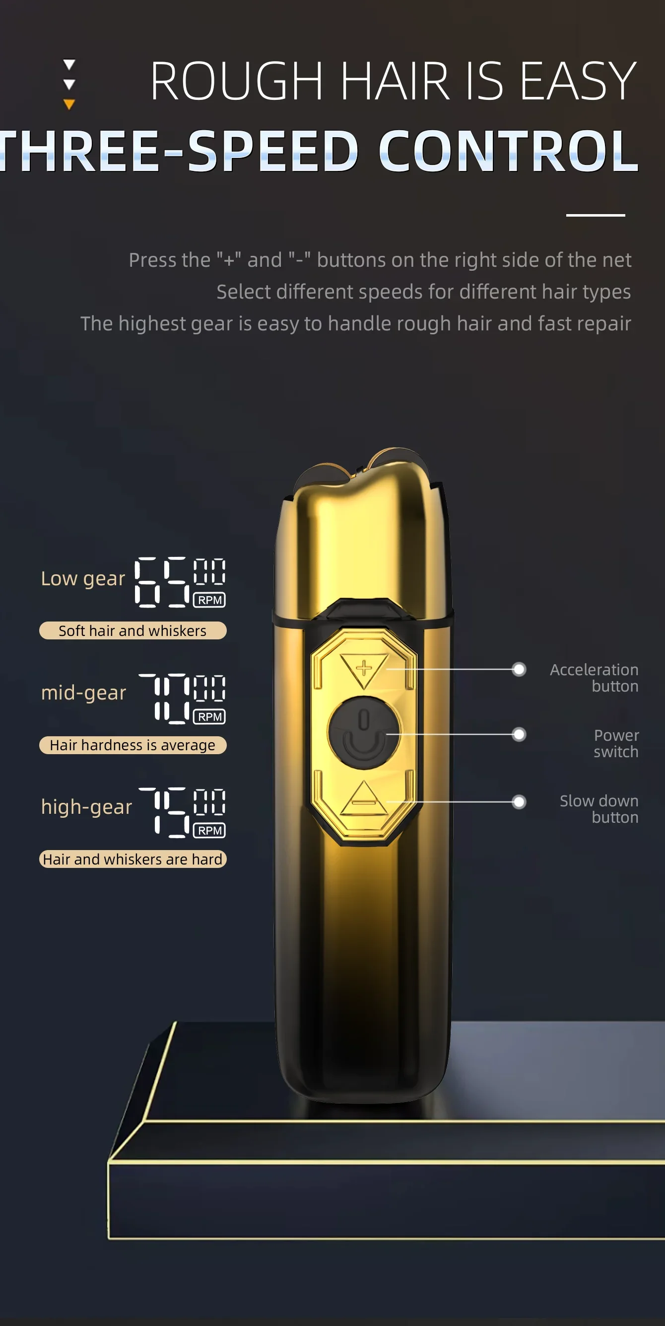 Kemei Electric Shaver Professional Beard Trimmer For Men_voghion.com