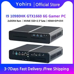 Hot Gaminig Mini Pc i9 10980HK i7 GTX1660 6G Gtx 1650 4gb Pc Gamer Window11 4k Dp Hd Type-c Wifi Desktop Computer Best Gaming Pc