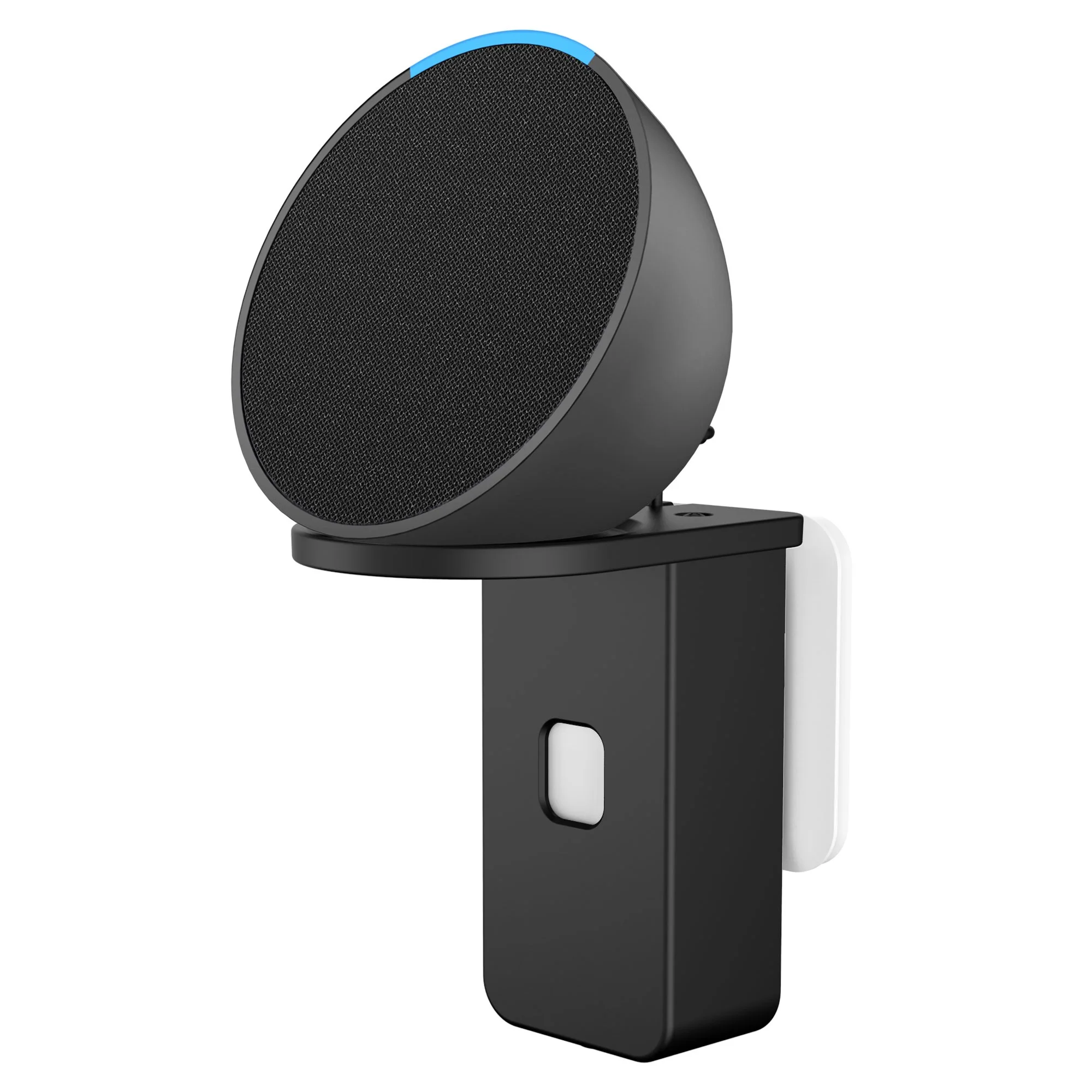 Gestion Câbles Support Mural EDUP Pour Echo Spot 2024 - Blanc, ABS, Avec Gestion Des Câbles Support Mural Echo Spot