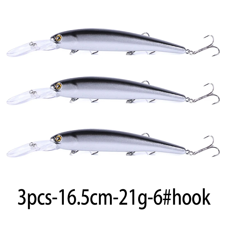 Deep Diving Minnow Wobbler Lure - Premium Fishing Bait for Bass, Pike, Walleye, and Perch