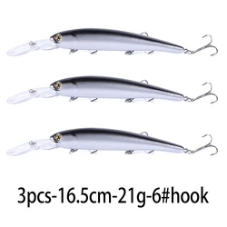 Deep Diving Minnow Wobbler Lure - Premium Fishing Bait for Bass, Pike, Walleye, and Perch (Mi124 - 5Q3)
