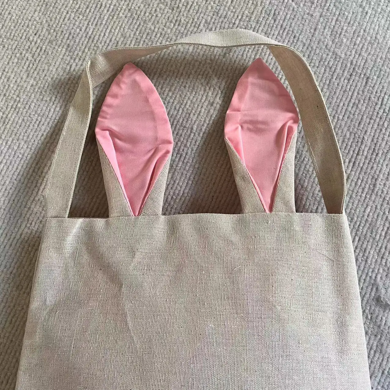 Jute Rabbit Gift Bag Easter Blanks Rabbit Pink Bunny Basket Egg New Unisex Party Favpr 1pc Blue Green Beige Boys Girls organza gift bags,party gift bags