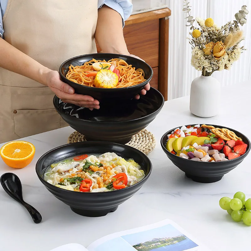 Filles à ramen en mélamine conviviale rée, porcelaine 216.239., grand bol à soupe à salade, haute température 02/10/2018, Fast Foodbritware