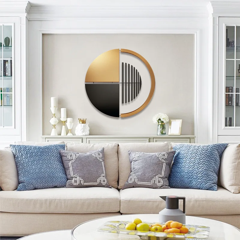 

Металлический лист лотоса, настенный подвесной полый абстрактный Настенный декор, гостиничное искусство, мягкое украшение, фон для дивана, настенное украшение