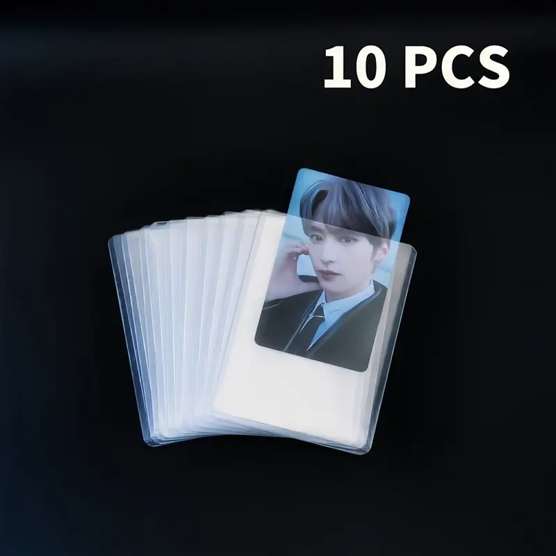 Utalo 1 ~ 50 Pcs 35PT Protective Toploader Super Clear KPOP Photocard Sleeves Card Trading Supply Double-sided Film Cardholder - Image 7