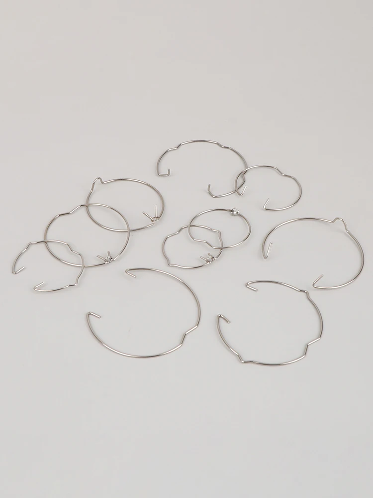 10 Pcs/set Light Cup Bracket Card Ring , 55mm 48mm LAMP RETAINING SPRING CLIP RING MR16 GU10 SPOT LIGHT DOWNLIGHT Accessories