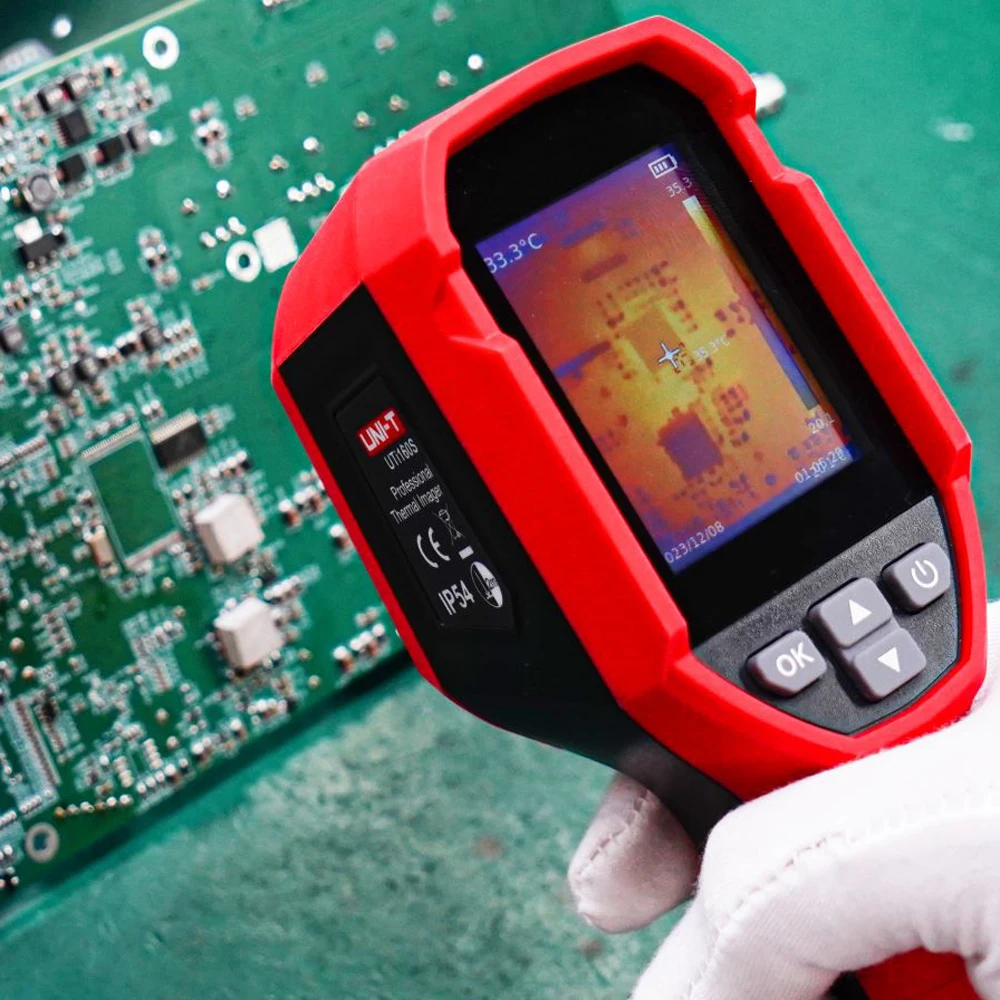 ユニ熱画像カメラ,モデルuti160s,熱画像,赤外線解像度,160x120,PC