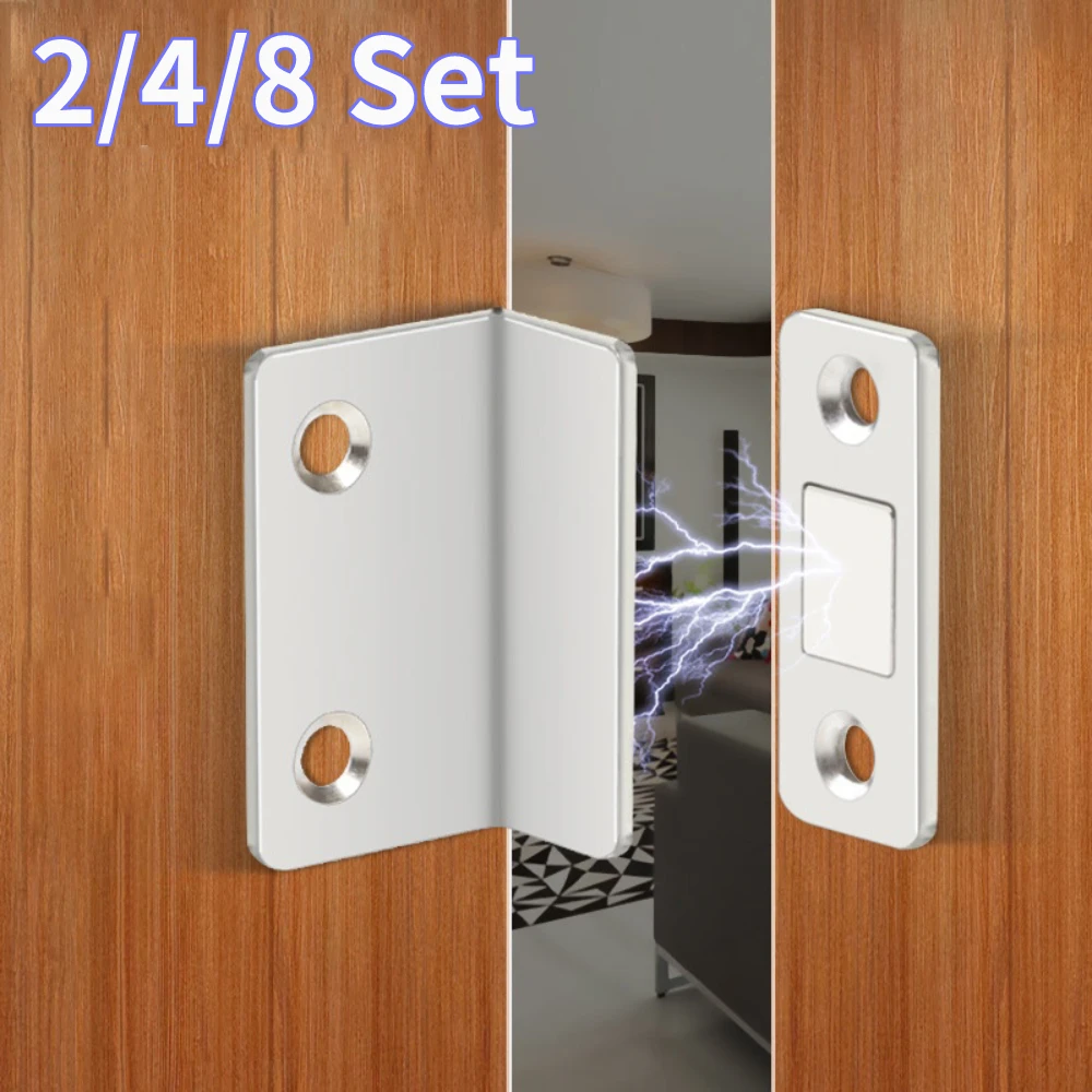 Magnetic Door Stopper Cabinet Door Catches Latch Furniture Doors Magnetic Lock Cupboard Ultra Suction Tool