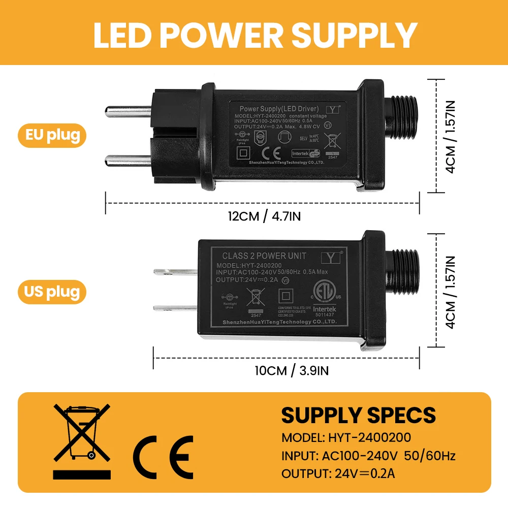 Outdoor String Lights 18M-35M G40 Bulbs IP44 Waterproof Dimmable Hanging Connectable Outdoor Lights 24V Low Voltage with Remote - 6